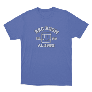 Rec Room Alumni Unisex T Shirt Blue