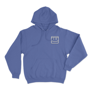 Rec Room Face Unisex Hoodie Blue