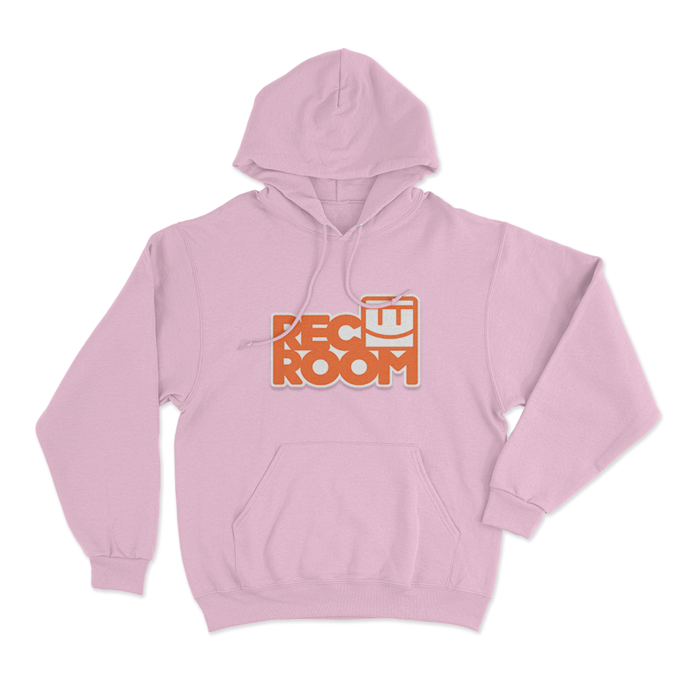 Rec Room Logo Unisex Hoodie Pink Rec Room Logo Unisex Hoodie Pink