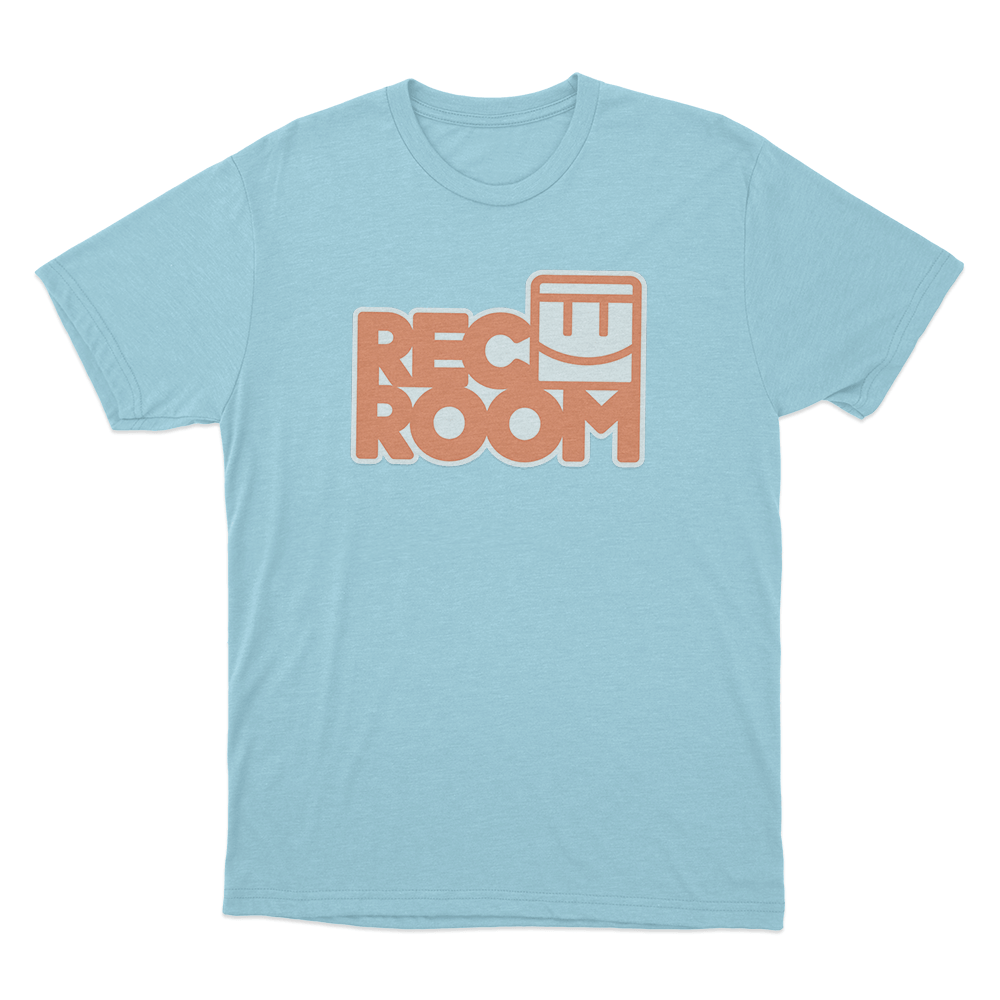 Rec Room Logo Unisex T Shirt Sky Blue Rec Room Logo Unisex T Shirt Sky Blue