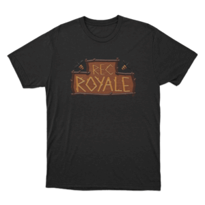Rec Royale logo Unisex T Shirt Black