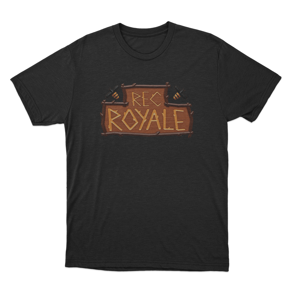 Rec Royale logo Unisex T Shirt Black Rec Royale logo Unisex T Shirt Black