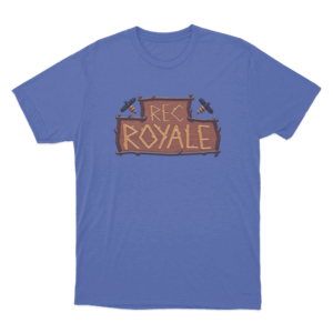 Rec Royale logo Unisex T Shirt Blue