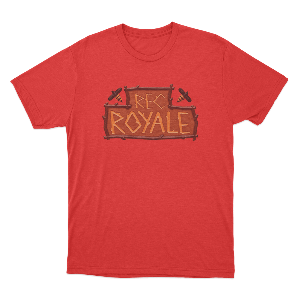 Rec Royale logo Unisex T Shirt Red Rec Royale logo Unisex T Shirt Red