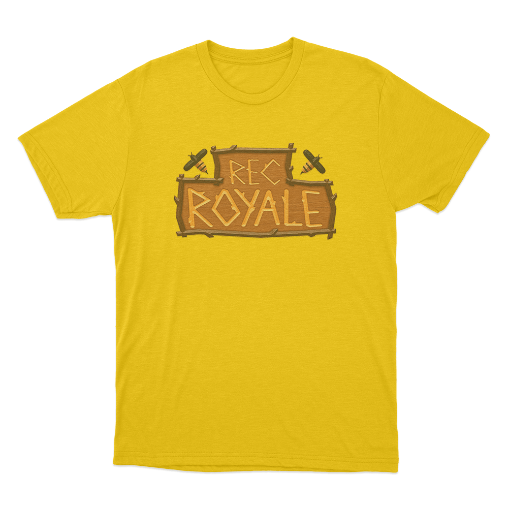 Rec Royale logo Unisex T Shirt Yellow Rec Royale logo Unisex T Shirt Yellow