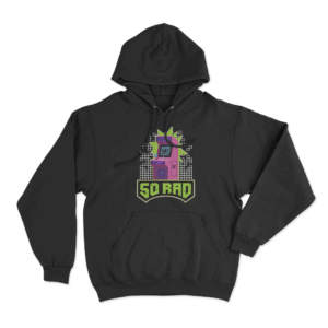 Retro Gamer Unisex Hoodie Black